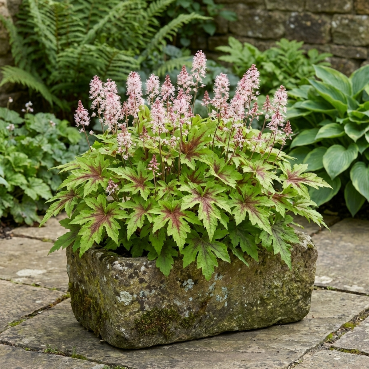 Tiarella 'Angel Wings' (Foam Flower) – Hardy Perennial (2L Pot)