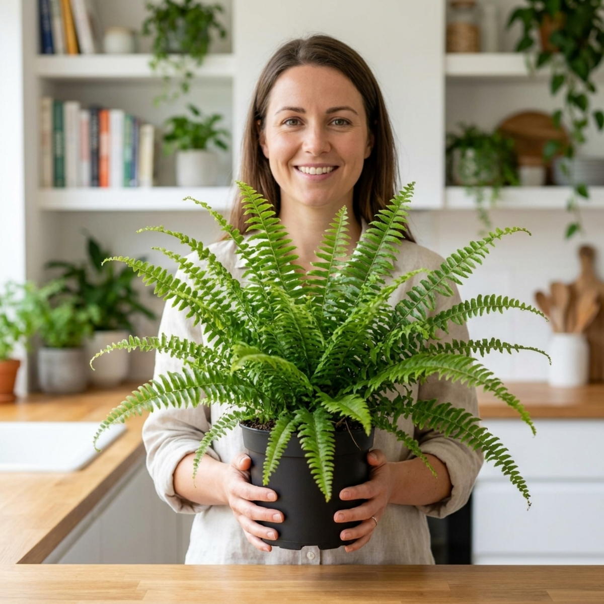 Boston Fern (Nephrolepis exaltata) – Indoor Fern (3L Pot)