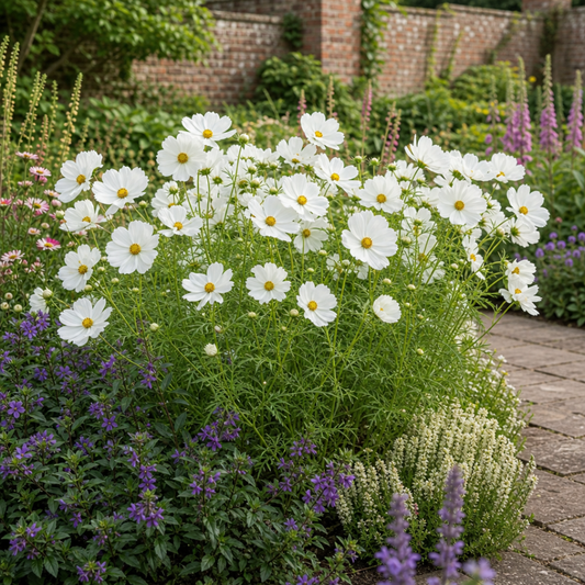 Cosmos 'Apollo White' – Summer Bedding (5L Pot)