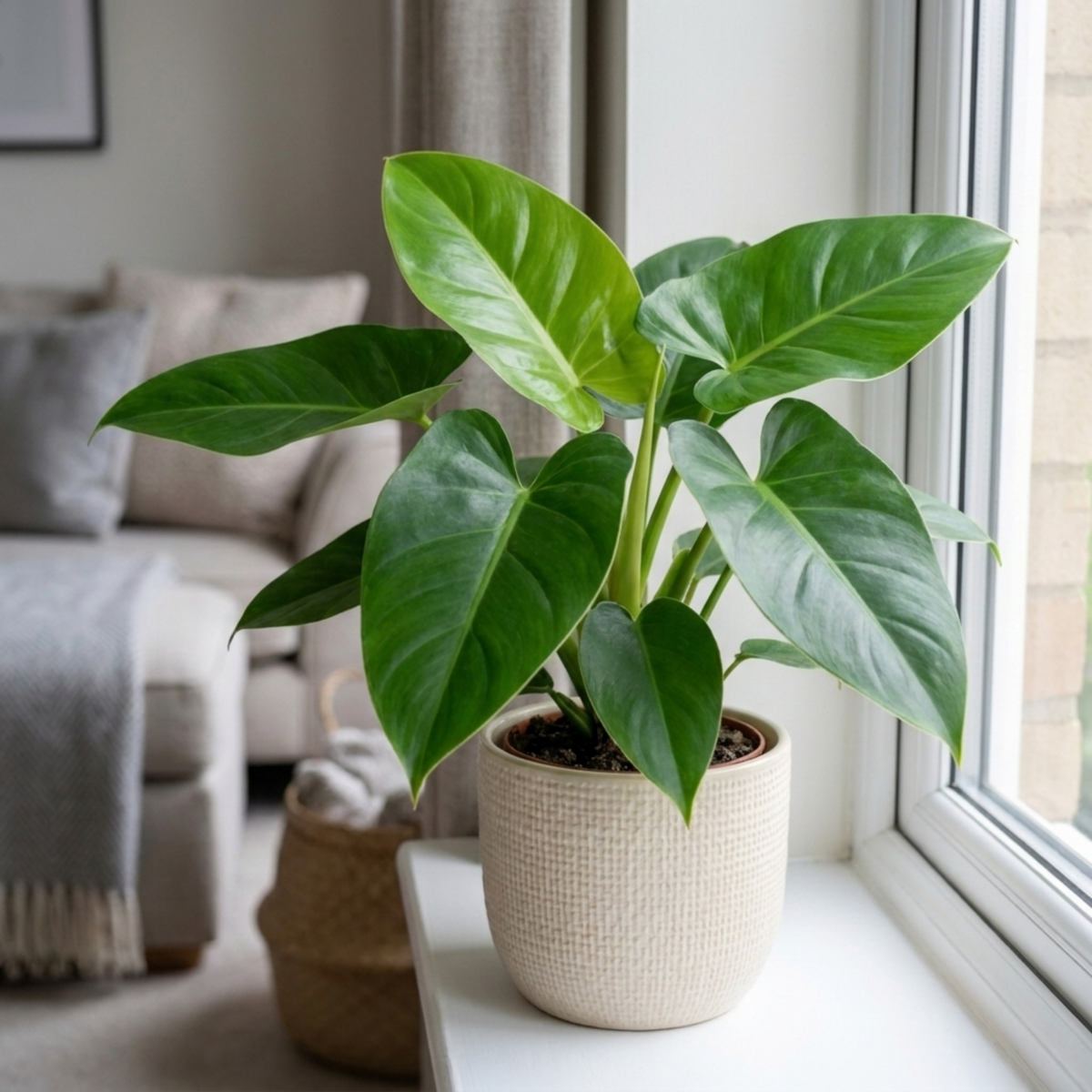 Philodendron 'Imperial Green' – Glossy Leaf Houseplant (3L Pot)