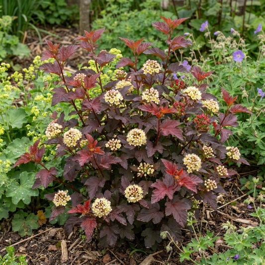 Physocarpus opulifolius 'Raspberry Lemonade' (Ninebark) – Colour Changing Shrub (3L Pot)