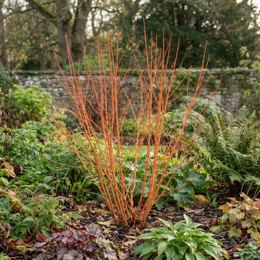 Cornus sanguinea 'Anny's Winter Orange' (Dogwood) – Orange Winter Stems (3L Pot)
