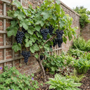 Grape Vitis Attiki Black Grapevine Plants