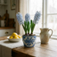 Light Blue Hyacinth Plants in Pots – 3 x 1 Litre Pots (9 Flowering Bulbs)