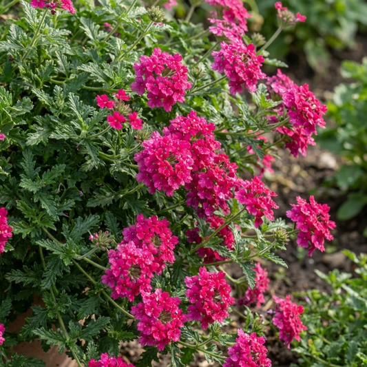 Verbena 'Magelana Hot Rose' – Trailing Bedding Verbena (Set of 3 or 6)