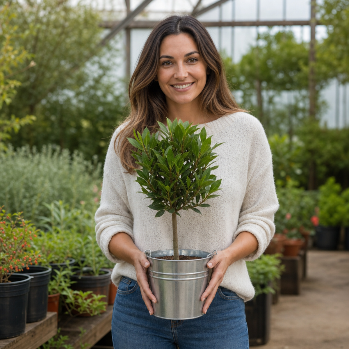 Bay Tree (Laurus nobilis) – Evergreen Culinary Herb (2L Pot)