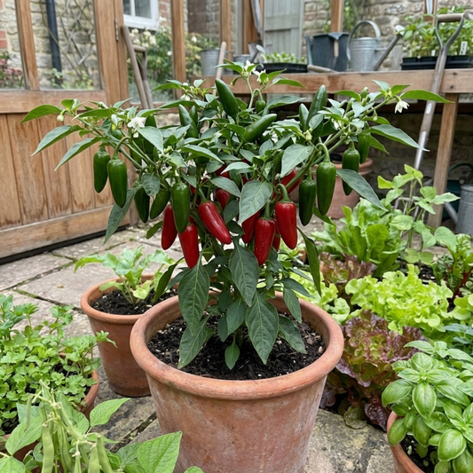 Chilli 'Jalapeno' – Medium Heat Chilli Pepper (Set of 3 or 6)