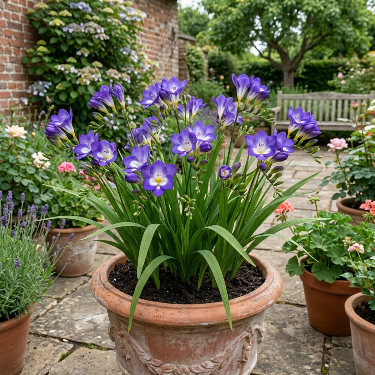 Freesia 'Delta River' – Fragrant Summer Perennial (2L Pot)