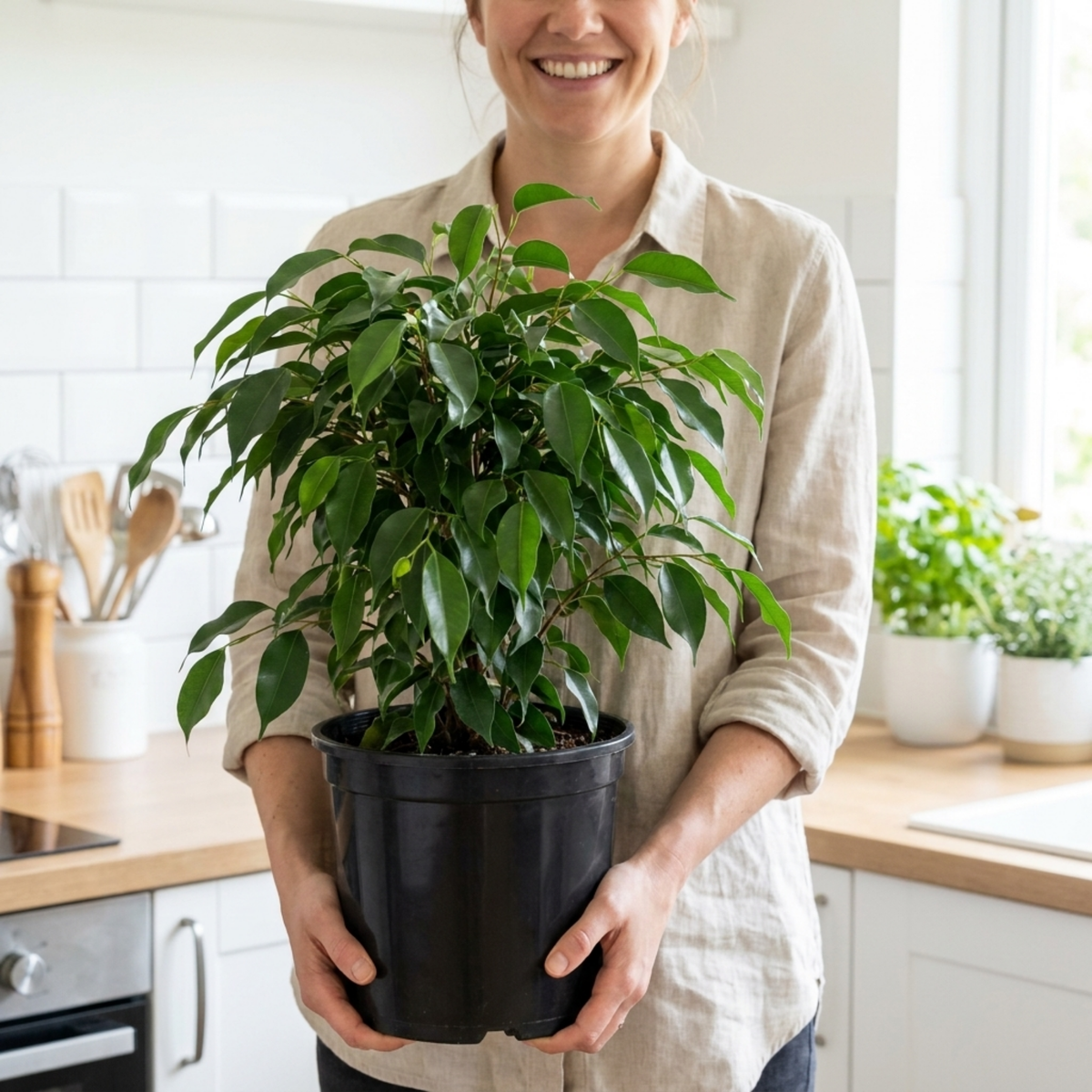 Ficus benjamina 'Danielle' (Weeping Fig) – Indoor Tree (5L Pot)
